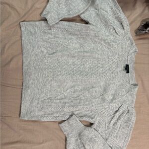 State grey sweater